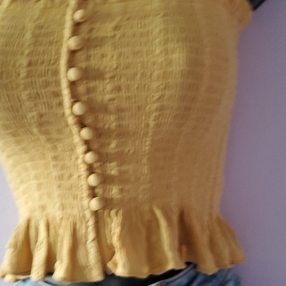 American Eagle yellow tube top 💛 - Picture 5 of 9